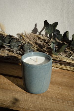 Mug bleu/vert vernis