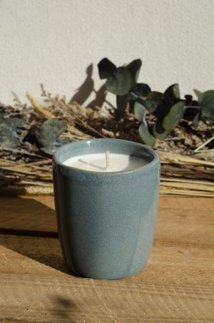 Mug bleu/vert vernis