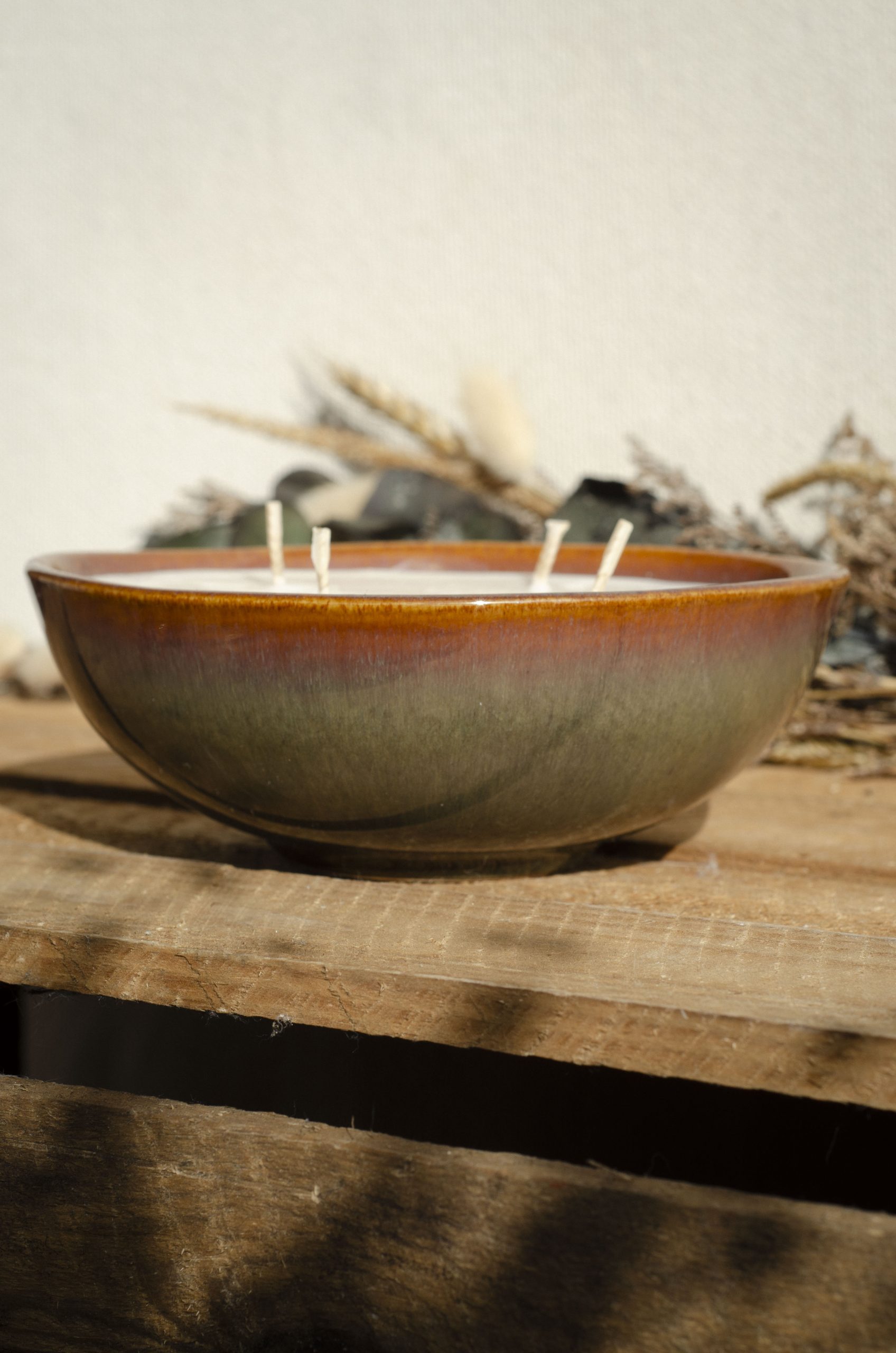 Bougie bol irrégulier coloré – Image 3