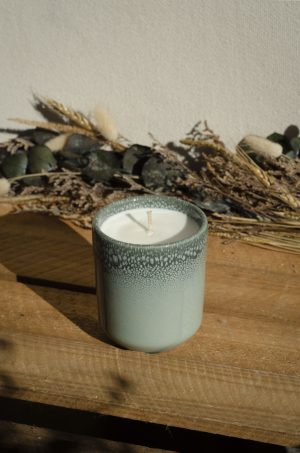 Bougie grand mug bleu