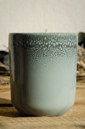 Bougie grand mug bleu
